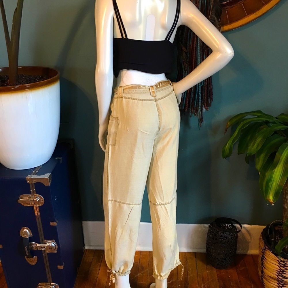 %100 SILK Drawstring bottom pants! Rare & no other - Picture 7 of 16